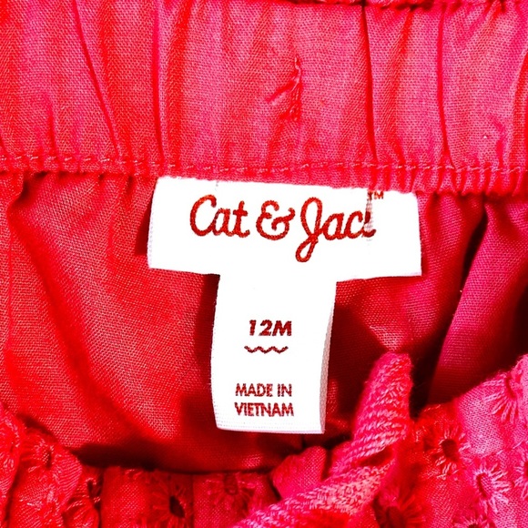 🔴6/$26🔴 Carter’s Brand NWOT Coral Crochet Style Shorts​ - Picture 3 of 3